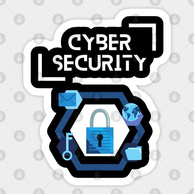 Cybersecurity - one of the most vital thing for everyone Sticker by SamSamDataScience